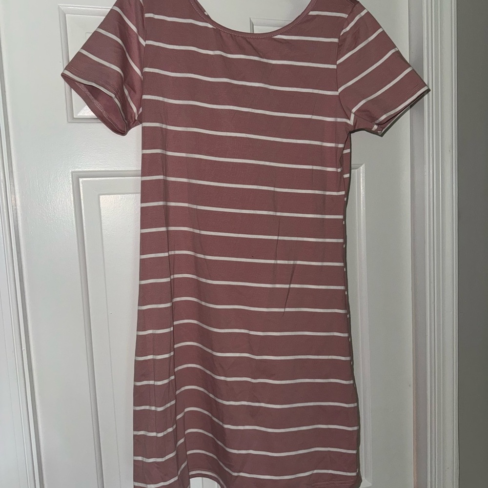 Striped Pink Dress